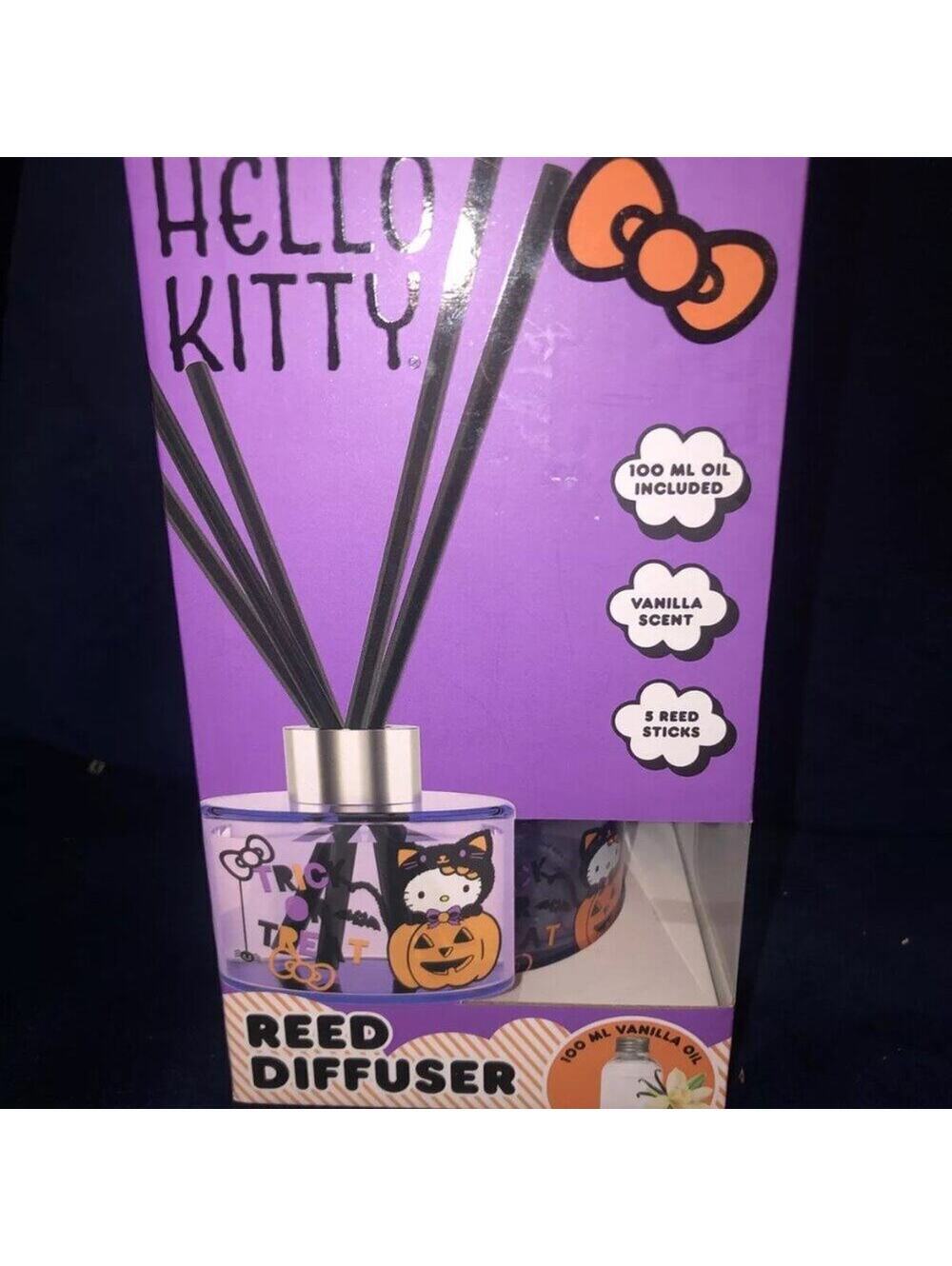 Hello Kitty, Halloween Reed Diffuser! Vanilla Scented! New 2024!